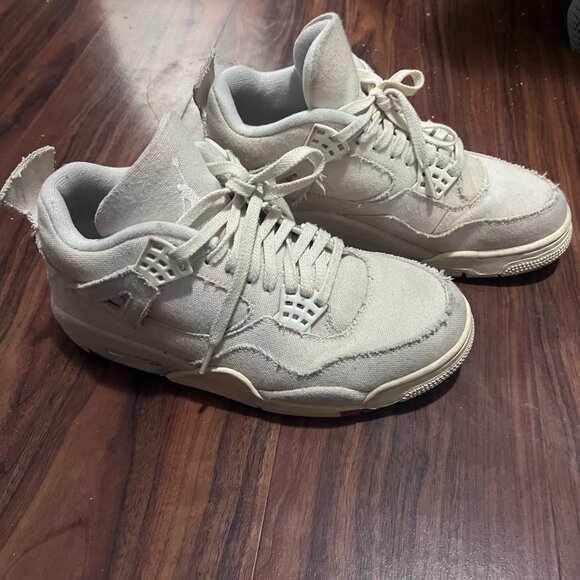 Jordan retro 4 blank canvas - Picture 1 of 6
